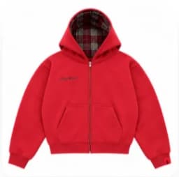 Mens Plaid Lined Hooded Sweatshirt Full Zip Pocket Jacket Casual Solid Thermal Fleece Hoodie Casual Winter Warm Outwear Coat
