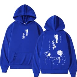 Anime Jujutsu Kaisen Gojo Satoru Geto Suguru Hoodie Men Women Retro Popular Classic Tracksuit Fleece Oversized Hoody Sweatshirt