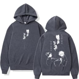 Anime Jujutsu Kaisen Gojo Satoru Geto Suguru Hoodie Men Women Retro Popular Classic Tracksuit Fleece Oversized Hoody Sweatshirt
