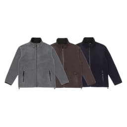 Autumn Winter Fleece Stand Collar Sweatshirts Jacket Men Outdoor Hiking Casual Track Hoodies Sweatshirt Coat Cardigan Jacket