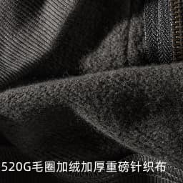 Autumn Winter American Heavyweight Hooded Hoodies Men's Fashion Pure Cotton Long Sleeve Thickened Plus Velvet Casual Sportwear