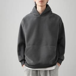 DUKEEN 460gsm Men's Hooded Sweatshirt 2025 Autumn and Winter Fashion Solid Color Long Sleeve Fleece Sports Basic Outerwear