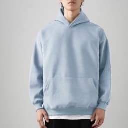 DUKEEN 460gsm Men's Hooded Sweatshirt 2025 Autumn and Winter Fashion Solid Color Long Sleeve Fleece Sports Basic Outerwear