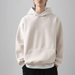 DUKEEN 460gsm Men's Hooded Sweatshirt 2025 Autumn and Winter Fashion Solid Color Long Sleeve Fleece Sports Basic Outerwear