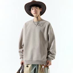 DUKEEN 400G Heavyweight Sweatshirt for Men 2025 Autumn Vintasge Style Washed-Out Solid Color Pullover Casual Men's Clothing