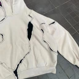 2026 New American High Street Punk Gothic Line Splicing Hoodie for Men Y2K Oversized Loose Hooded Sweatshirt Japan Streetwear