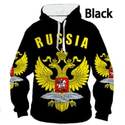 Men/Women Creativity Russia Flag 3D Printed Hoodie Personality Eagle Long Sleeve Fashion Casual Sweatshirt