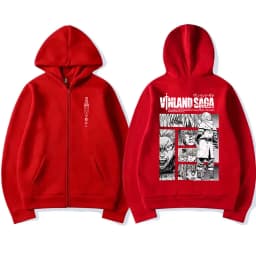 Anime Vinland Saga Zipper Hoodies Manga Thorfinn Karlsefni Men's Women Clothing Zip Up Sweatshirts Harajuku Oversized Pullovers