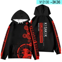 Japanese Anime Tobiichi Origami Tokisaki Kurumi Cosplay Costume 3D Print Hoodies Men Women Long Sleeve Sweatshirt Casual Jackets