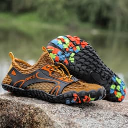 Men's Quick-Dry Breathable Aqua Shoes Men Women Couples Outdoor Beach Five Finger Swimming Hiking Wading Upstream Sneakers