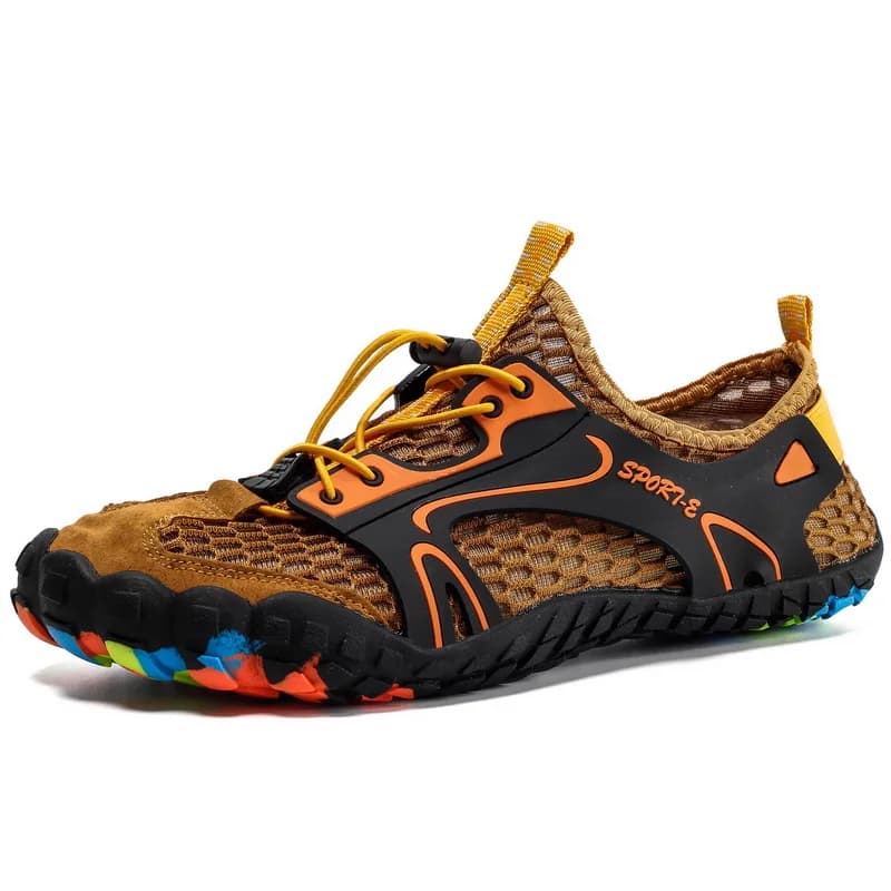 Men's Quick-Dry Breathable Aqua Shoes Men Women Couples Outdoor Beach Five Finger Swimming Hiking Wading Upstream Sneakers
