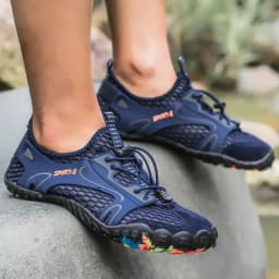 Men's Quick-Dry Breathable Aqua Shoes Men Women Couples Outdoor Beach Five Finger Swimming Hiking Wading Upstream Sneakers
