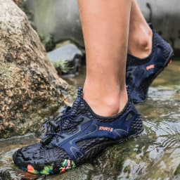 Men's Quick-Dry Breathable Aqua Shoes Men Women Couples Outdoor Beach Five Finger Swimming Hiking Wading Upstream Sneakers