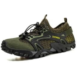Men's Solid Color Creek Tracing Water Shoes Outdoor Beach Swimming Mountaineering Shoes Breathable Quick-Dry Aqua Shoes