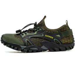 Men's Solid Color Creek Tracing Water Shoes Outdoor Beach Swimming Mountaineering Shoes Breathable Quick-Dry Aqua Shoes