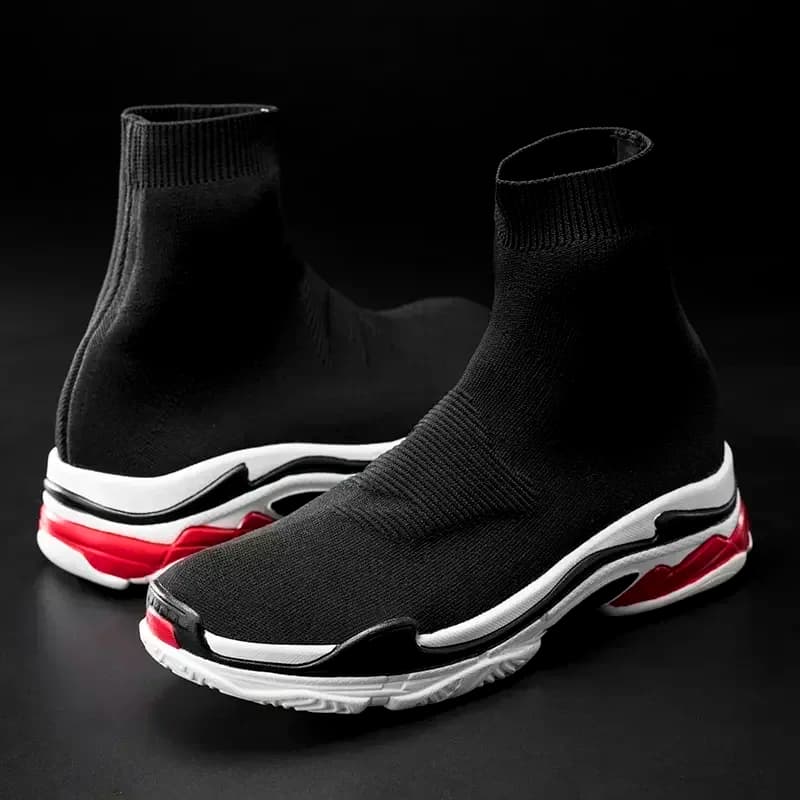 Shoes for Men Sneakers Men All Brands Tennis Loafers Shoes Tide Women Elastic Socks Shoes Fashion Casual Shoes Large 2024 Autumn