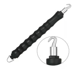 2024 New Semi-Automatic Rebar Tying Machine Wire Knoting Pliers Straight Pull Bar Binding Hook Construction Site Winding Tool