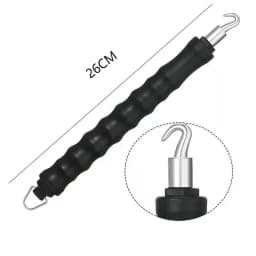 2024 New Semi-Automatic Rebar Tying Machine Wire Knoting Pliers Straight Pull Bar Binding Hook Construction Site Winding Tool