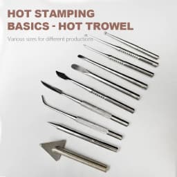 Fabric Flower Ironing Machine Ironing Ironing Tool Set Flower Making Tools DIY Adjustable Temperature Ball Spatula (EU Plugs)