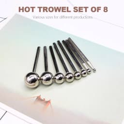 Fabric Flower Ironing Machine Ironing Ironing Tool Set Flower Making Tools DIY Adjustable Temperature Ball Spatula (EU Plugs)