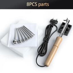 Fabric Flower Ironing Machine Ironing Ironing Tool Set Flower Making Tools DIY Adjustable Temperature Ball Spatula (EU Plugs)