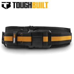 TOUGHBUILT TB-CT-41B Padded Work Belt With Heavy Duty Buckle Adjustable Size Strong Durable Tool Part