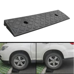1pc Plastic Kerb Ramp Non-Slip Threshold Ramp 30mm Height For Cars Bicycles Wheelchairs Going Uphill Smooth Transitions