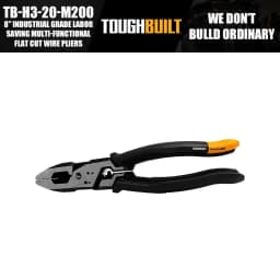 TOUGHBUILT Pliers Series TB-H3-20-M200 TB-H3-21-06 TB-H3-21-CP TB-H3-30-06 TB-H3-60-M200 Electrician Specific Hand Tool