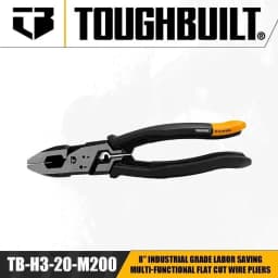 TOUGHBUILT Pliers Series TB-H3-20-M200 TB-H3-21-06 TB-H3-21-CP TB-H3-30-06 TB-H3-60-M200 Electrician Specific Hand Tool