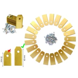 Premium Replacement Blade For Robotic Lawnmower Set, 43 Mm Long, Titanium Coating For Up To 40% More Mowing Time