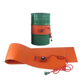 Fit 20-200L Drum 1000-3000W 110V 220V Flexible Silicone Band Drum Heater Blanket Oil Biodiesel Barrel