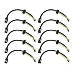10Pcs Fuel Hose Pipe Kit W/ Fuel Filter For 4 Stroke Trimmer Brushcutter Lawnmower Garden Repair Tools Lawn Mower Trimmer Supply