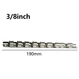 1Pcs Socket Rack Holder 1/4" 3/8" 1/2" With 8 Clips On Rail Tool Organizer Storage Socket Storage Rack For Storing Loose Socket