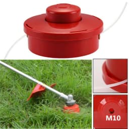 Red/Black Universal Petrol Trimmer Head Bump Feed Line Spool Cutter Plastic Trimmer Head Replacement Lawnmower Parts