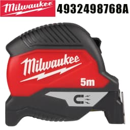 Milwaukee 4932498768A Compact Magnetic Tape Measure 5m Measuring Tool