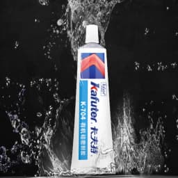 Kafuter 45g Silicone Industrial Glue K-704 705 704B RTV Silicone Rubber Black and White Transparent Glue Insulation Glue Tools