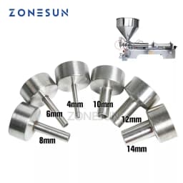 ZONESUN Paste Filling Machine Nozzle 4mm 6mm 8mm 10mm 12mm for Machine