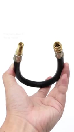 Truck Valve Extension Flexible Bus Tire Valve Extension Rubber Tyre Valve Stem Extender Tire Nipple Adaptor