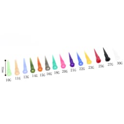 50pcs/Bag Luer Lock TT Tapered Tips Precision Liquid Syringe Dispenser Needles Tips 10/11/13/14/15/16/18/20/21/22/23/25/27/30G