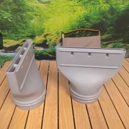1Pcs Plastic Flat Hose Adapter Household Mobile Air Conditioner Flat Connector Air Conditioner Window Exhaust Vent Tools