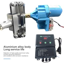 Electric Film Roller Greenhouse Roll Up Tools 24V Motor Electric Film Roll Machine 100W/150W Film Winding Machine