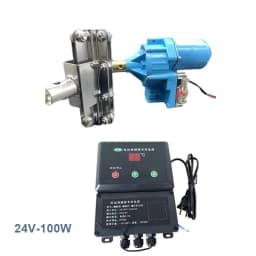 Electric Film Roller Greenhouse Roll Up Tools 24V Motor Electric Film Roll Machine 100W/150W Film Winding Machine