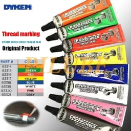 DYKEM Cross Check 83314 15 16 17 18 1OZ Torque Seal Tamper Proof Indicator Paste for Bolts Fasteners Assemblies Inspection Mark