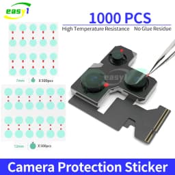 2UUL 1000PCS/Pack Phone Camera Protective Sticker Suitable For Rear/Front Camera Repair Anti-Scratch and Dust-Proof