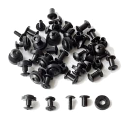 24pcs Belt Attachments Clips Holster Belt Loops Screw Set Chicago Screw Comes with Washer for DIY Kydex Sheath Hand Tool Parts