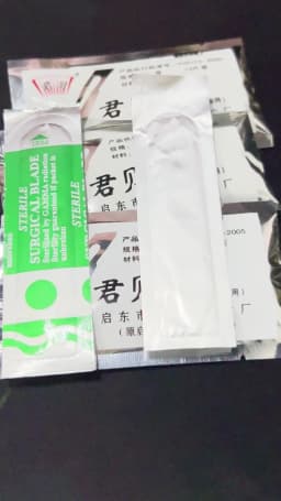 No11/23/24/60 Stainless Steel Blade Carbon Steel Surgical Blade Separate Package Open Express Unbox Engraving Cut Fish Replace