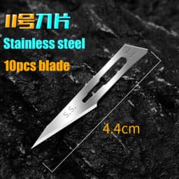 No11/23/24/60 Stainless Steel Blade Carbon Steel Surgical Blade Separate Package Open Express Unbox Engraving Cut Fish Replace