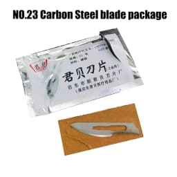 No11/23/24/60 Stainless Steel Blade Carbon Steel Surgical Blade Separate Package Open Express Unbox Engraving Cut Fish Replace