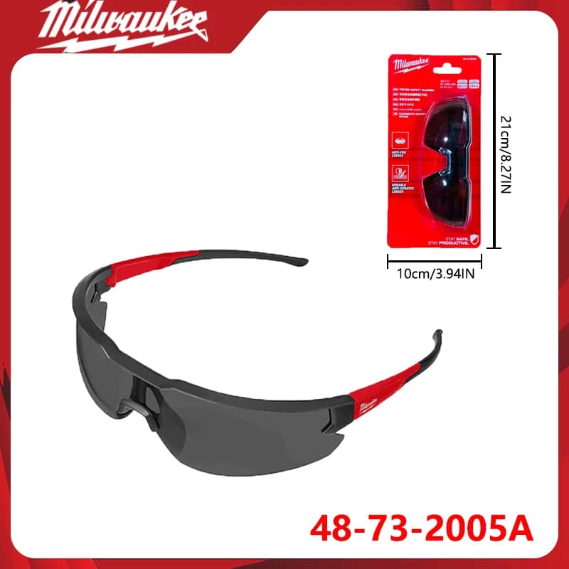 Milwaukee 48-73-2005A Safety Glasses Non-Transparent Anti-Glare Eye Protection