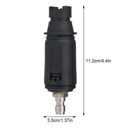 1/4 Angle Quick Pressure Washer Rotating Turbo Nozzle Spray Tip Garden High-pressure Cleaning Machine Turbine Nozzle